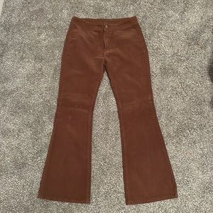Brandy Melville Low Rise Flare Corduroy Pant